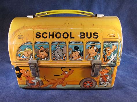 metal school bus lunch box|school bus lunch box.